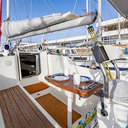 Botel Relaxing On A 38ft Sail Yacht